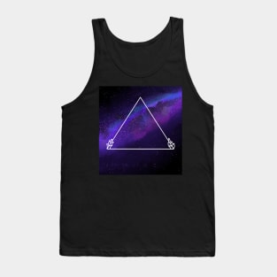 Galaxy triangle Tank Top